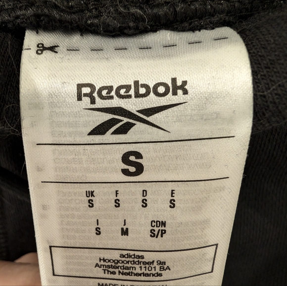 Men's Reebok Black Jogger Sweatpants - size small - Picture 3 of 4